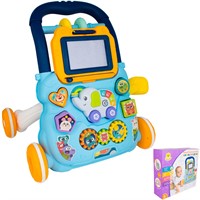 Каталка-ходунок Levatoys MKHE0810 голубой в кор.