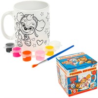 Набор для творчества Кружка для росписи 6 цв. Суперщенки МУЛЬТИ АРТ MUG-MAPP