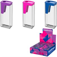 Точилка пластик City, Vivid, с контейнером ассорти 60022 ErichKrause