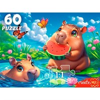 Пазл 60 Капибары П60-5997