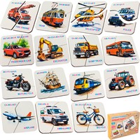 Деревянная игра Картинки половинки Транспорт РИ-022