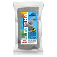 Набор для творчества Глина для лепки вакуумированная голубая 1 кг 016