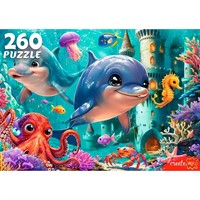 Пазл 260 Удивительный подводный мир Ф260-6646