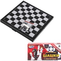 Шашки магнитные коробка 20*8*3 см ИГРАЕМ ВМЕСТЕ D947-H37096-R