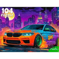 Пазл 104 Яркий автомобиль УК104-2392