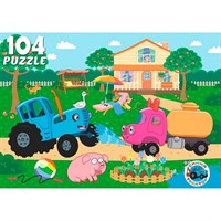 Пазл 104 Синий трактор ПУ104-2903