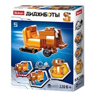 Конструктор Диджиботы 38-0819F 110 дет. в коробке
