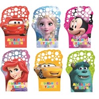 Мыльные пузыри Перчатка Дисней.Дизайны ассорти:Тачки, Холодное Сердце,Минни Маус Ариэль,Корпорация монстров 70363 СТОК