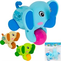 Игрушка заводная 668B слоненок в пак.