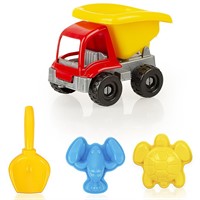 Песочный набор Дорожный в рюкзаке 2 формочки, совок, машинка У390 /16/