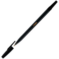 Ручка шариковая чёрная 0,7 мм. 049  346455 СТАММ тонированный корпус