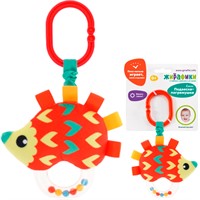 Игрушка развивающая 940028 Подвеска-погремушка Ежик Жирафики