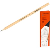 Карандаш ч/г Красин "Графика" М (B) заточен. 360809