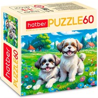 Пазл 60 эл. Лапки на лужайке 091410 Hatber.
