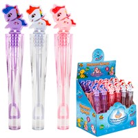 Мыльные пузыри Т25922 Мы-шарики! Нелопающиеся с фигур. крышкой Единорог 5 мл 1toy