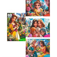 Пазл 80 Сказочные принцессы Ф80-2004