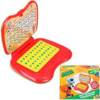 Игрушка на батарейках Компьютер обучающий азбука, 120+ песен, стихов и  звуков Ми-ми-мишки HT1479-R2