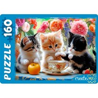 Пазл 160 Котята на столе УК160-5541