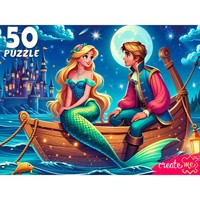 Пазл 50 Русалочка и Принц УК50-0217