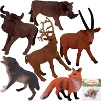 Набор животных Levatoys MK2207-14 Дикие в пак.