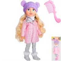 Кукла Miss Kapriz MK2540DK-A 40 см, с аксесс, в пак.