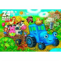 Пазл 24 Макси Веселый трактор №8 П24-7730