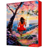 Пазл 500 Девушка на качелях Ф500-8720