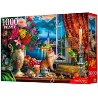 Пазл 1000 Натюрморт с видом на Гальштат Ф1000-6635