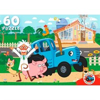 Пазл 60 Синий трактор ПУ60-2902