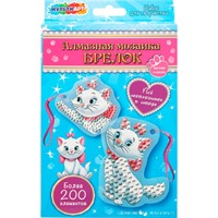 Набор для творчества Брелоки алмазной мозаикой Кошечка мари MultiArt DIAKEYMARY-126502