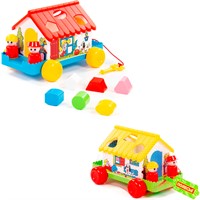 Логическая игрушка Домик игровой в сетке 6202 /П-Е/9/