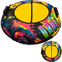 Тюбинг для катания 100 см Dvizhok Оксфорд Dance на клапане + камера + коробка