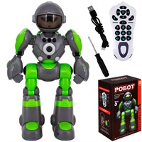 Робот на радиоуправлении BG1538/BG1538R русская озвучка зеленый в кор.