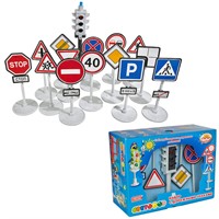 Набор Дорожные знаки + светофор С-159-Ф /6/