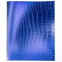 Тетрадь 48 л.А5ф клетка CROCO Синий48Т5бвВ1 Hatber METALLIC 072797