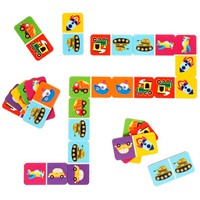 Деревянное Домино Транспорт серия Енот вперед 962482