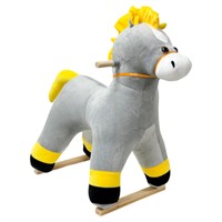 Качалка Лошадка "Кавказ", музыкальная серый 98070201