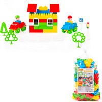 Конструктор Строитель 181эл. в пак. 36124 П-Е/6/