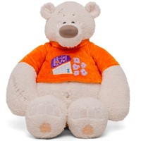 Медведь Тато 37 см в оранжевой майке ММТато/38/ор
