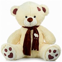 Медведь Тони с шарфом В150 латте МТШ/80/52