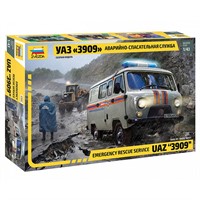 Сборная модель 43002 УАЗ 3909 Аварийно-спасательная служба