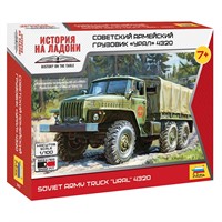 Сборная модель 7417 Советский армейский грузовик Урал 4320