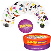 Игра Дублик в круглой коробке «Волшебный» 30 карточек 02488
