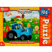 Пазл 104 Коллекционная серия. Синий Трактор 4680107974761
