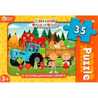 Пазл 35 Синий Трактор. Коллекционная серия 4680107974600 /24/