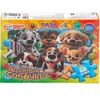 Пазл 60 Весёлые собачки. Союзмультфильм 4630395007870