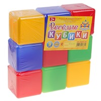 Набор Веселые кубики 9 дет. /Новокузнецк/
