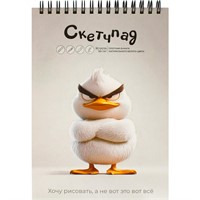 Скетчпад 60 л. Сердитая утка 70481
