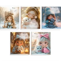 Тетрадь 12 л. линия Девочки с котятами 70903