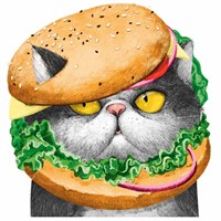 Блокнот 30 л. Вкусный кот 63036